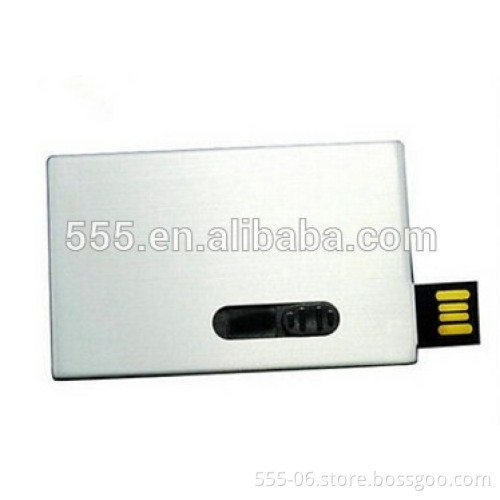 Wholesale Mental Credit Card Pendrive Card Memory Stick UDP Chipset Flash Drive